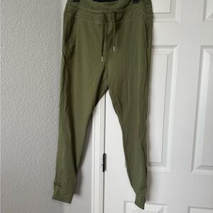HALARA Green Jogger Sweatpants Elastic Waistband